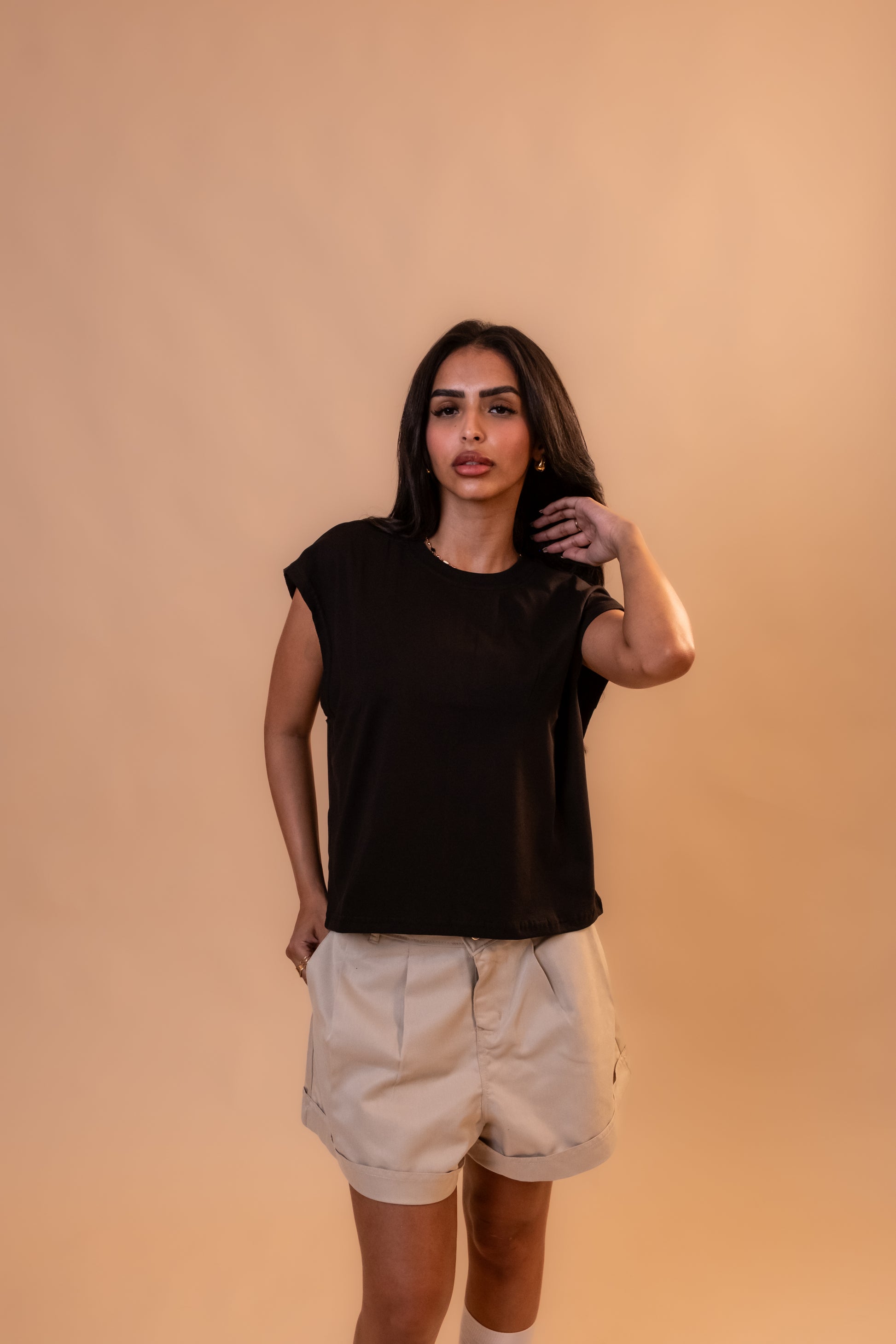 Boxy Tank Top - Black