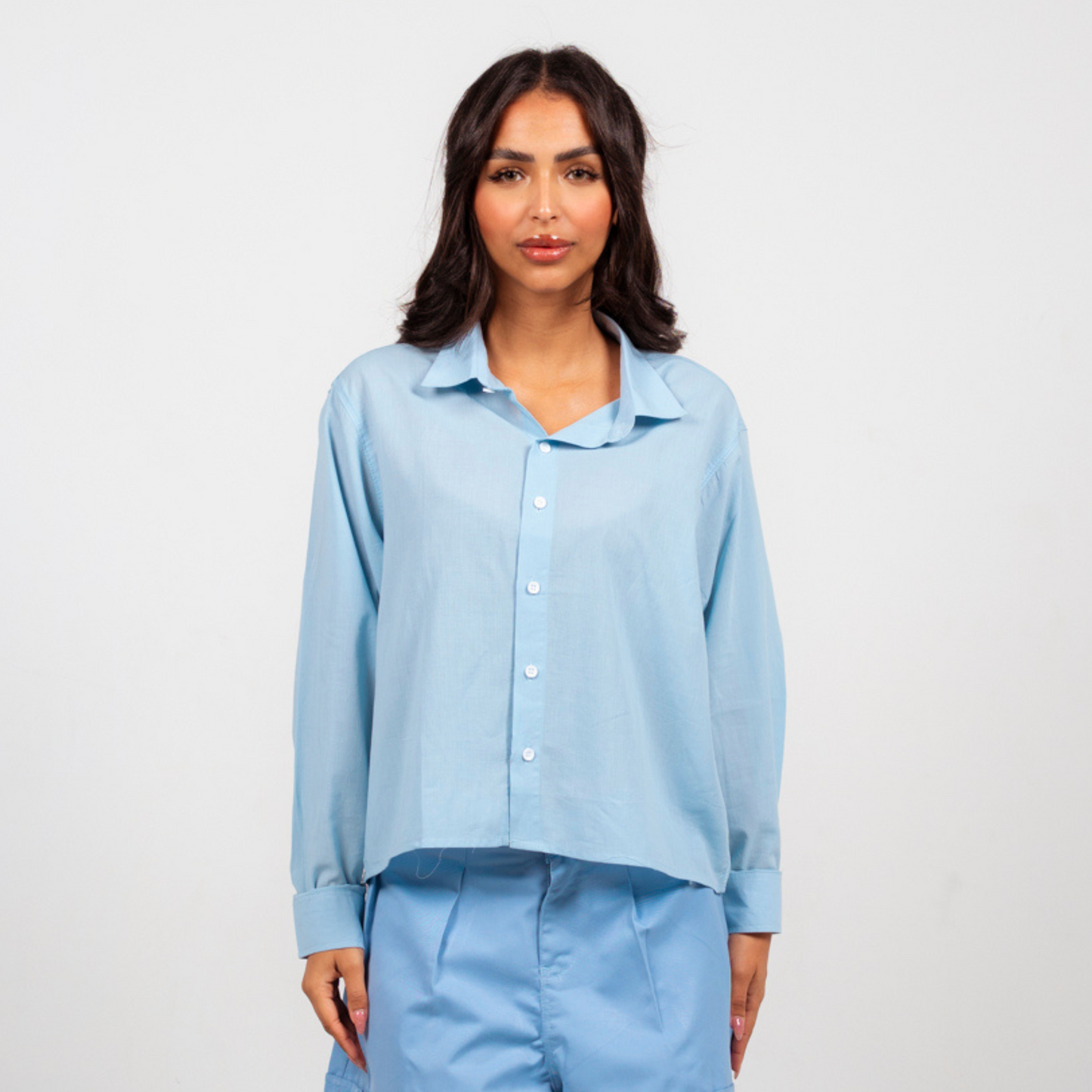 Boxy Shirt - Sky Blue