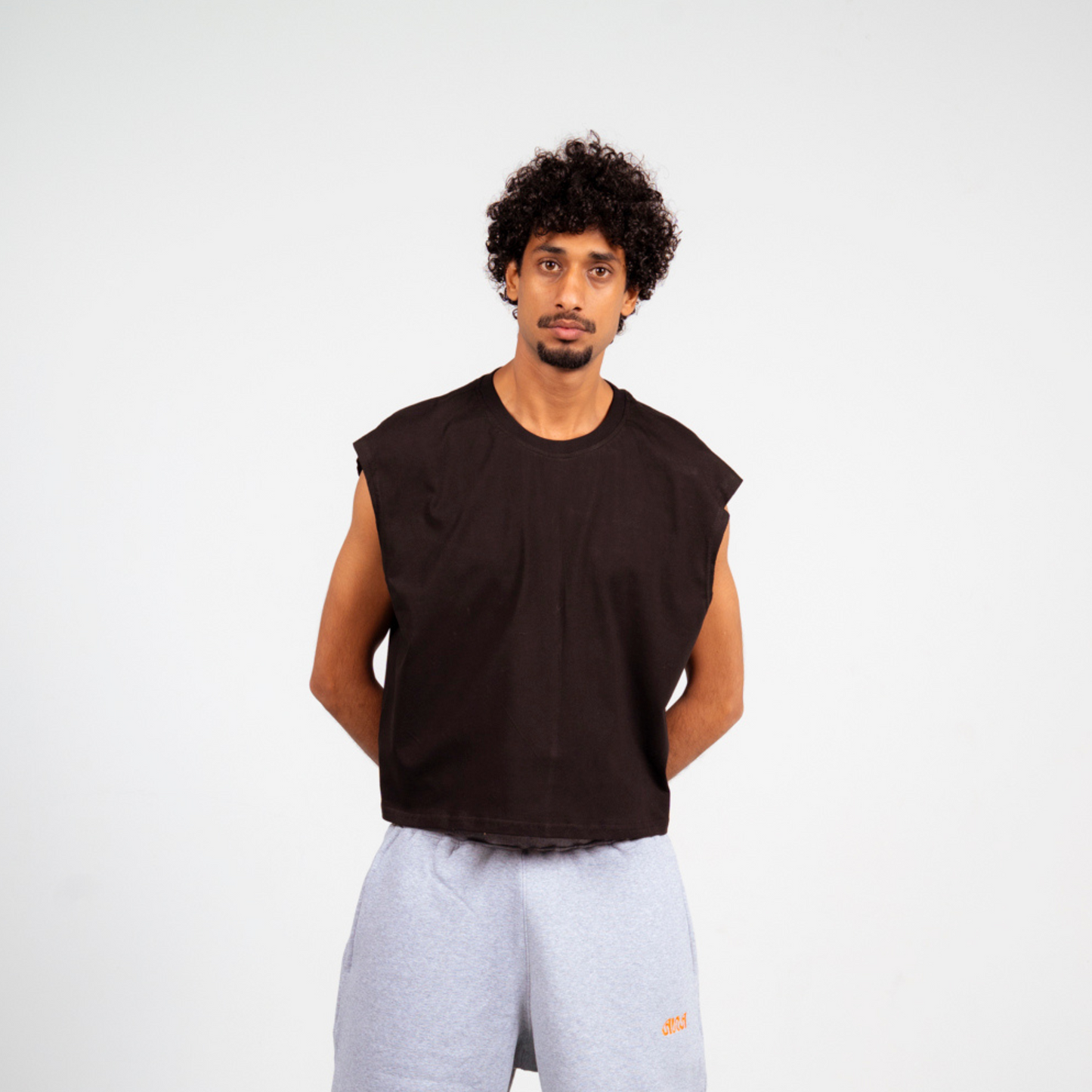 Boxy Tank Top - Black