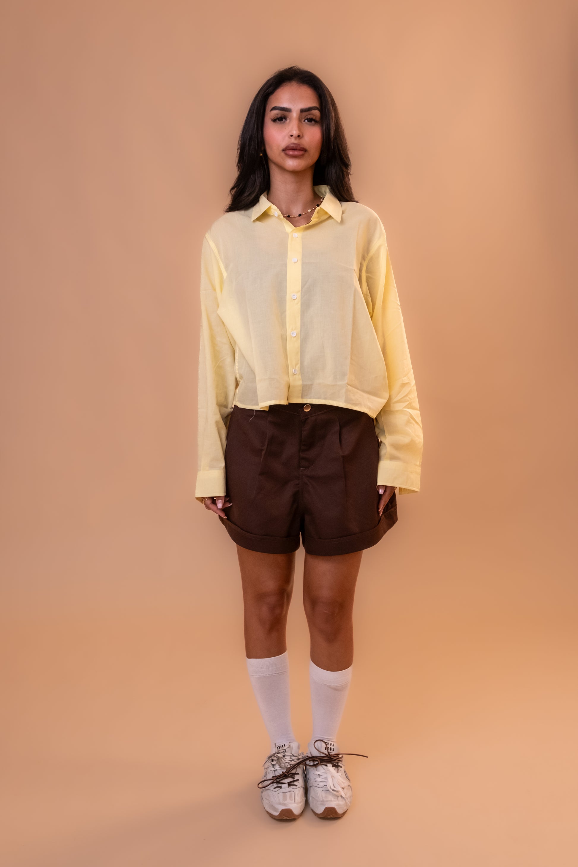 Boxy Shirt - Butter Yellow
