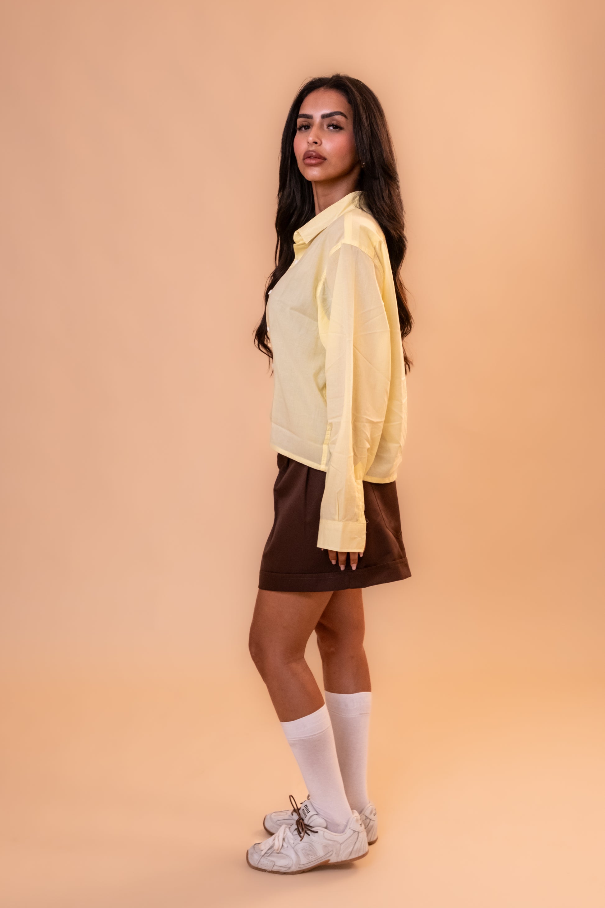 Boxy Shirt - Butter Yellow