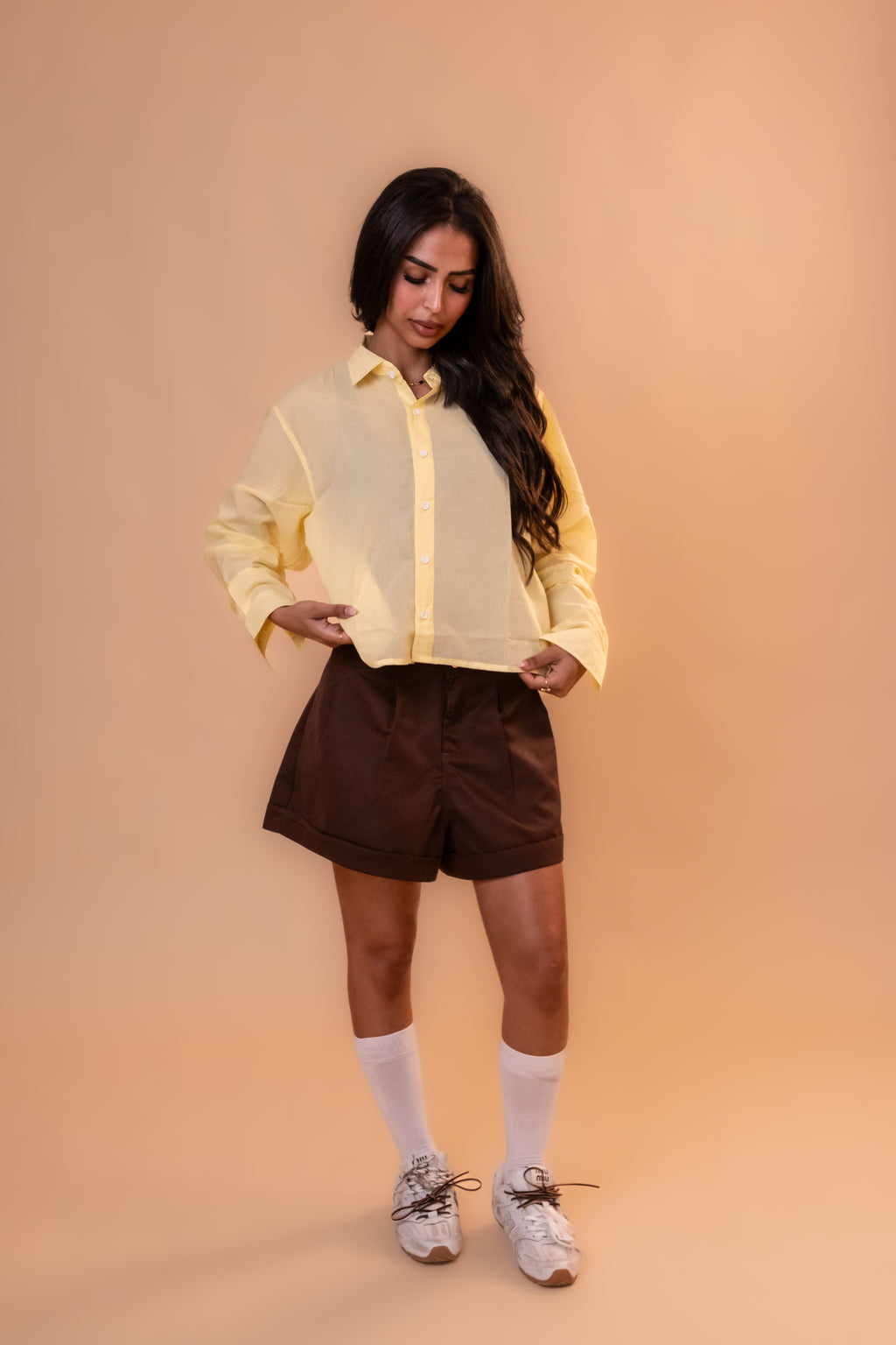 Boxy Shirt - Butter Yellow