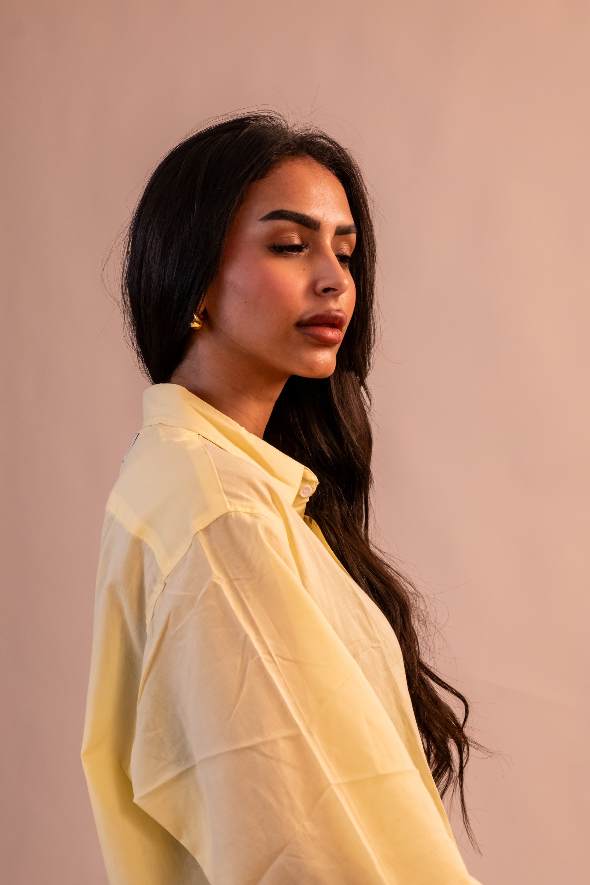 Boxy Shirt - Butter Yellow