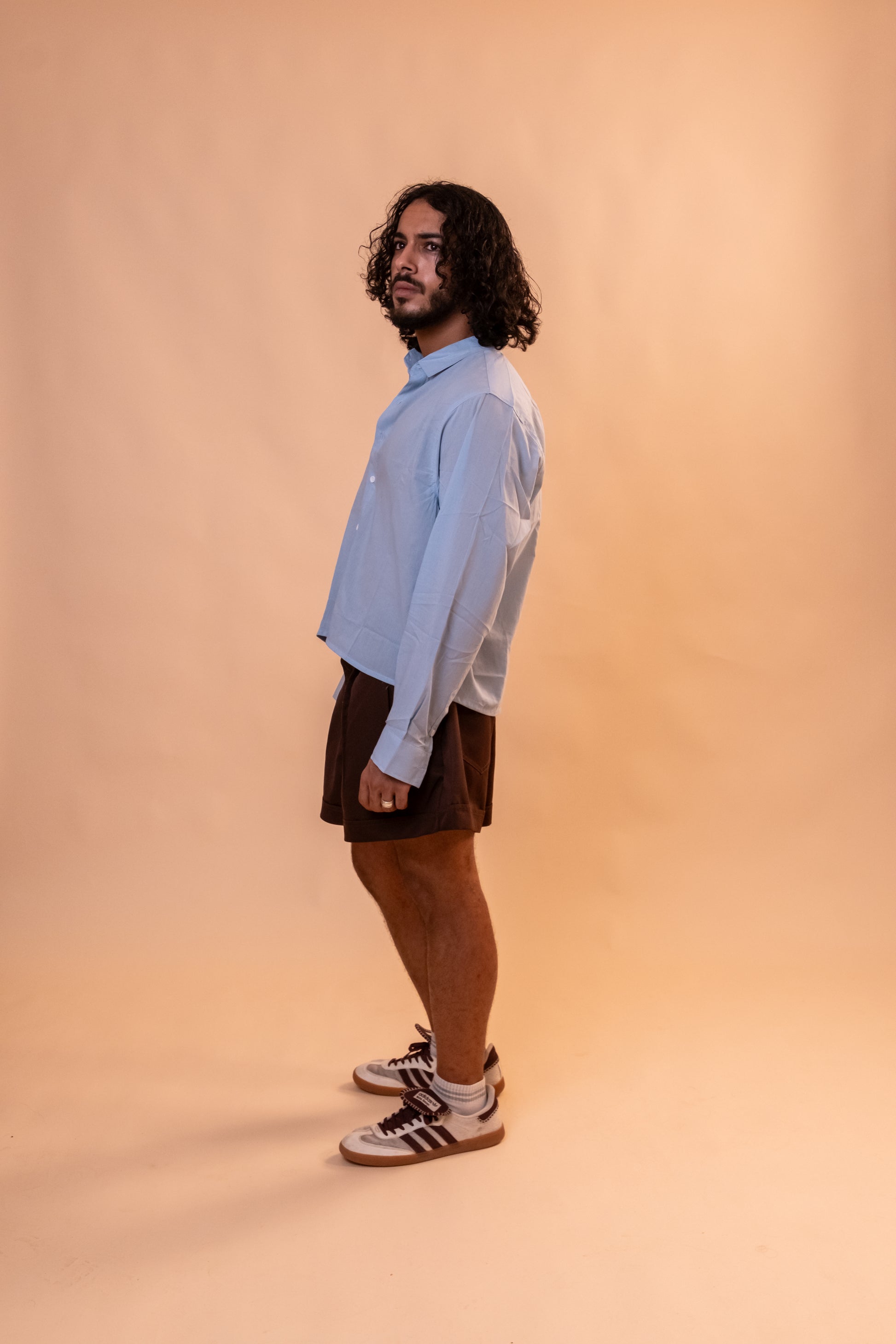 Boxy Shirt - Sky Blue