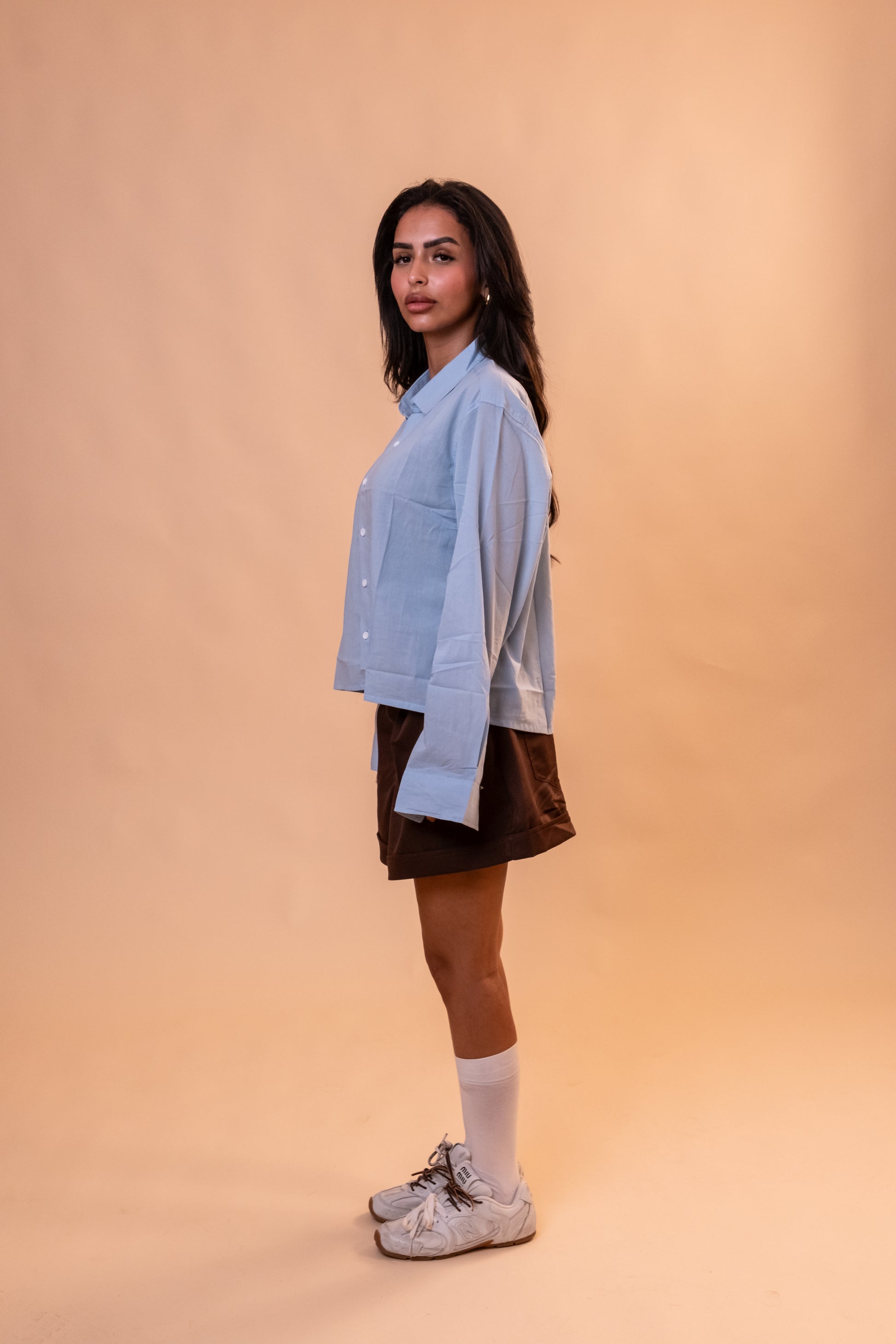 Boxy Shirt - Sky Blue