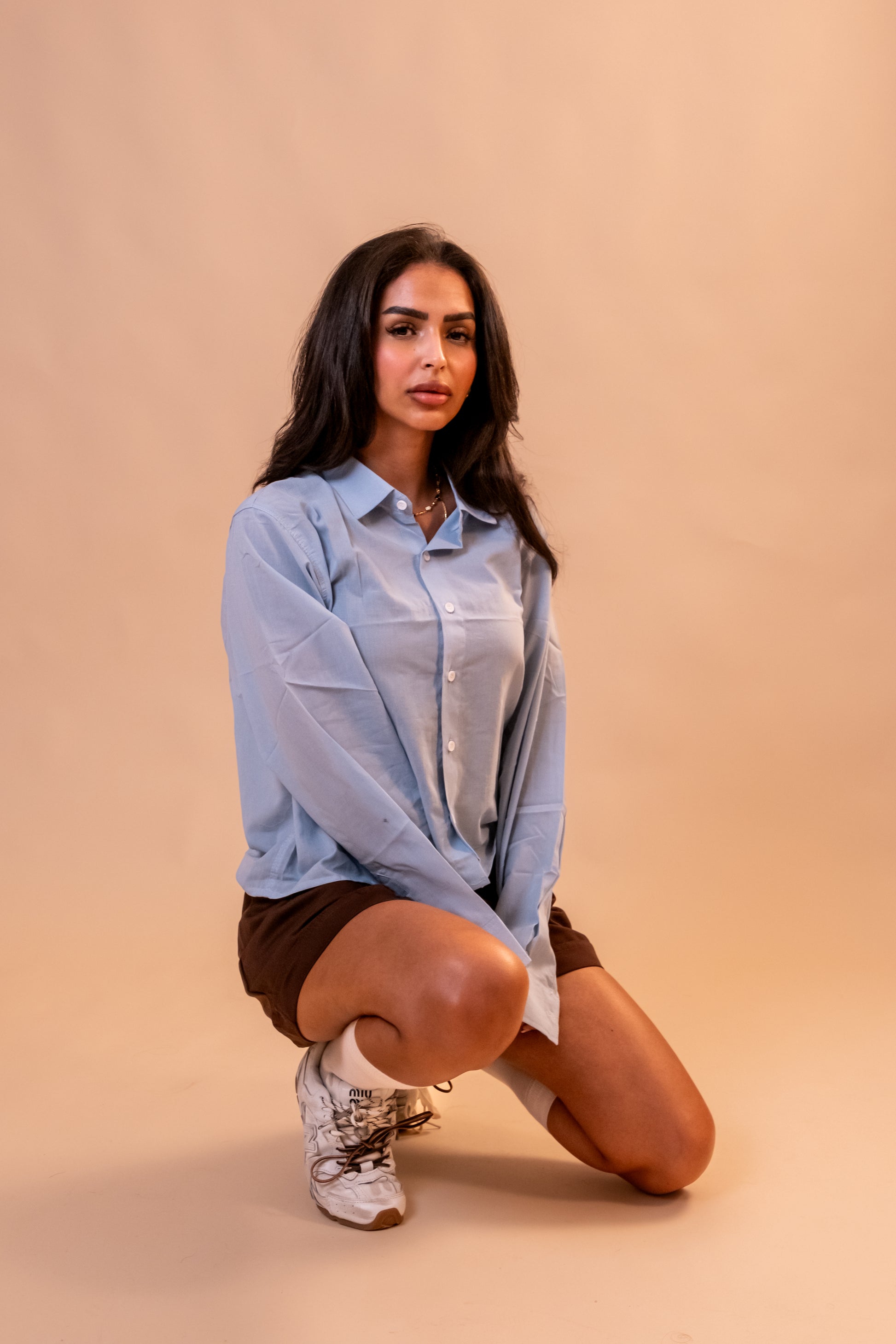 Boxy Shirt - Sky Blue