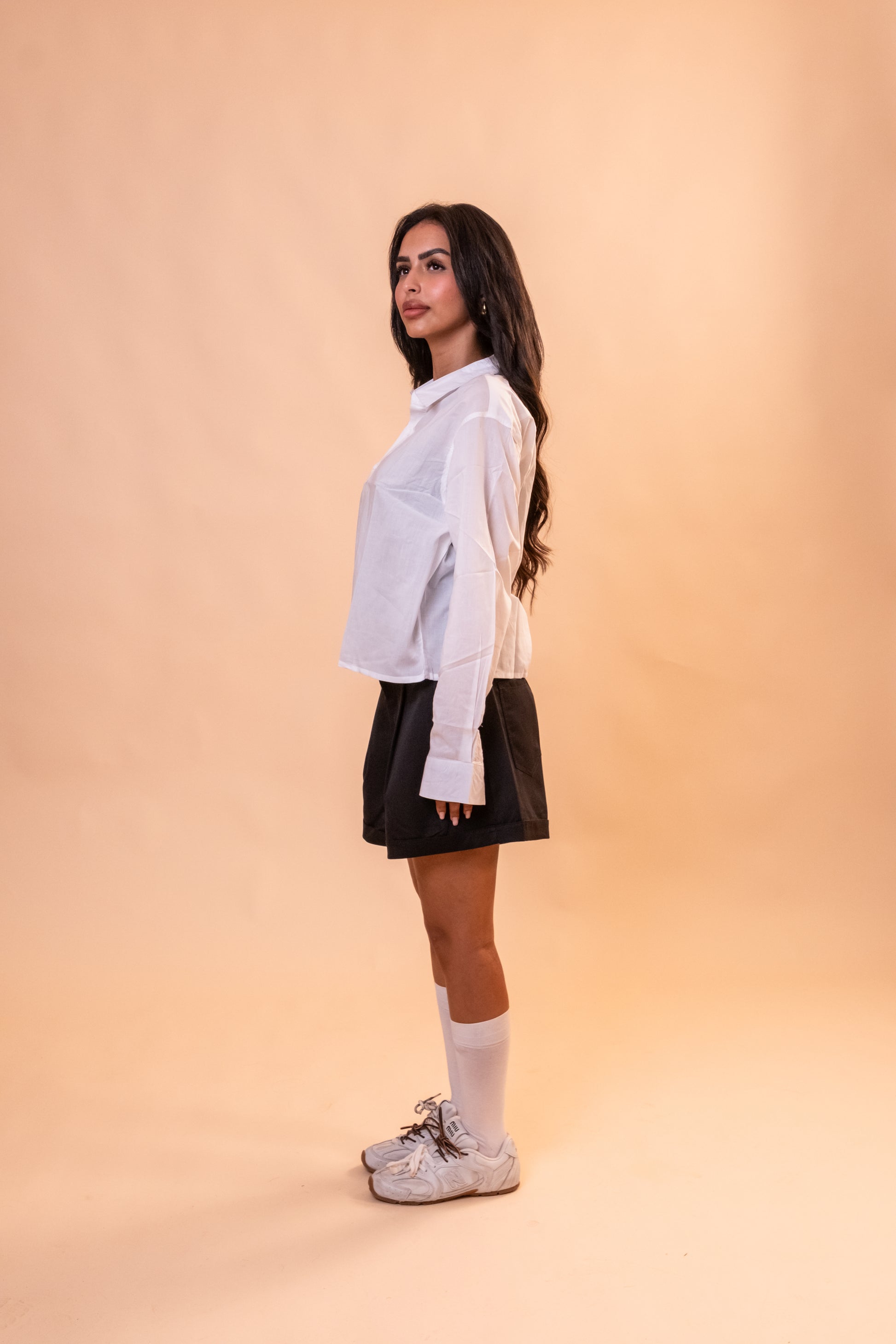 Boxer Pleated Shorts - Black