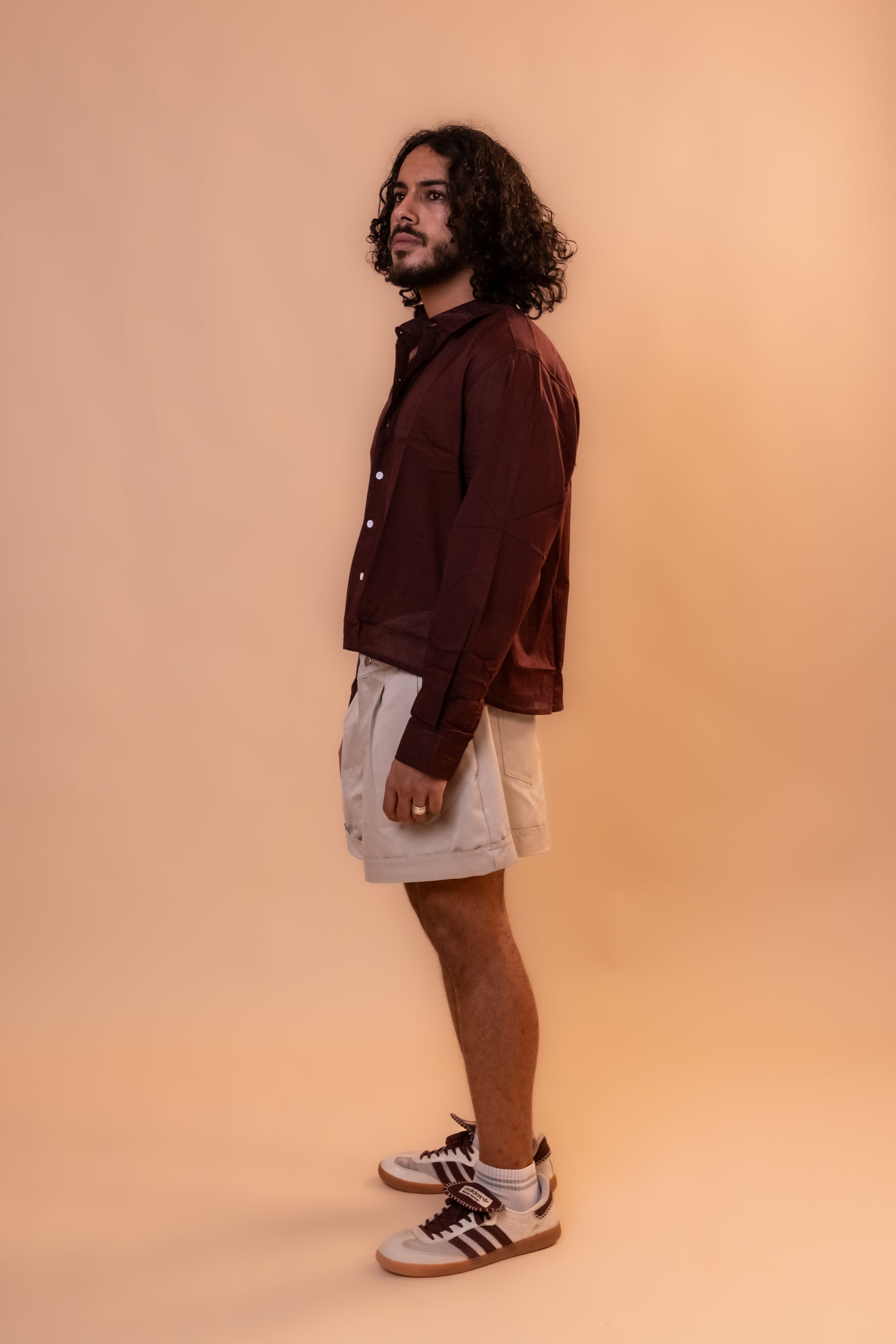 Boxy Shirt - Oxblood
