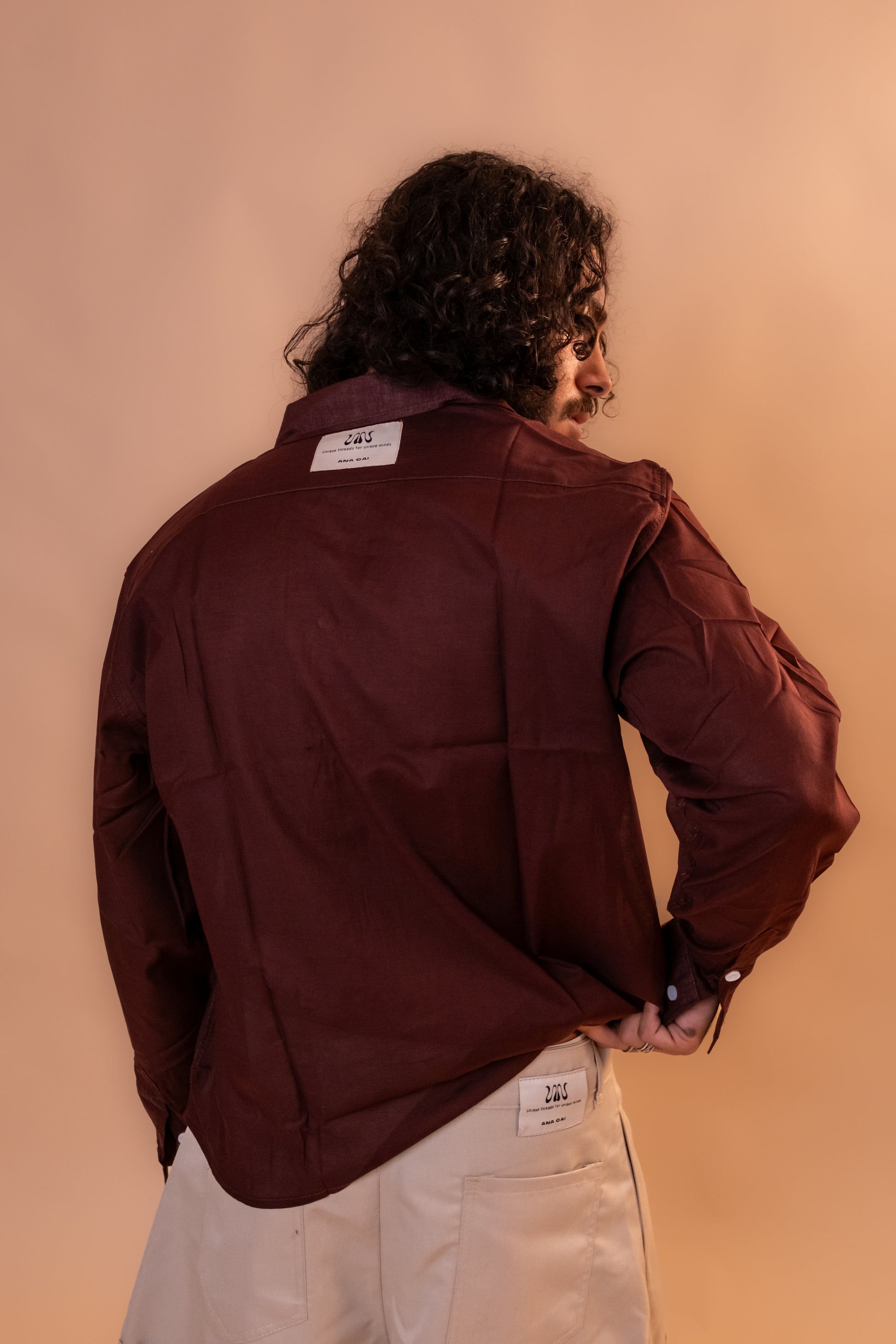 Boxy Shirt - Oxblood