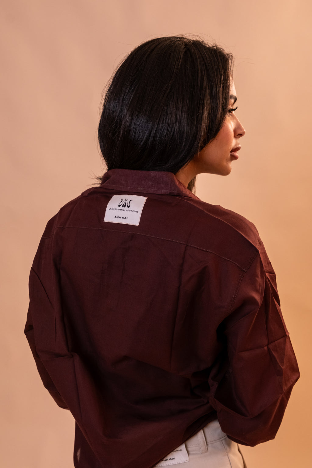 Boxy Shirt - Oxblood