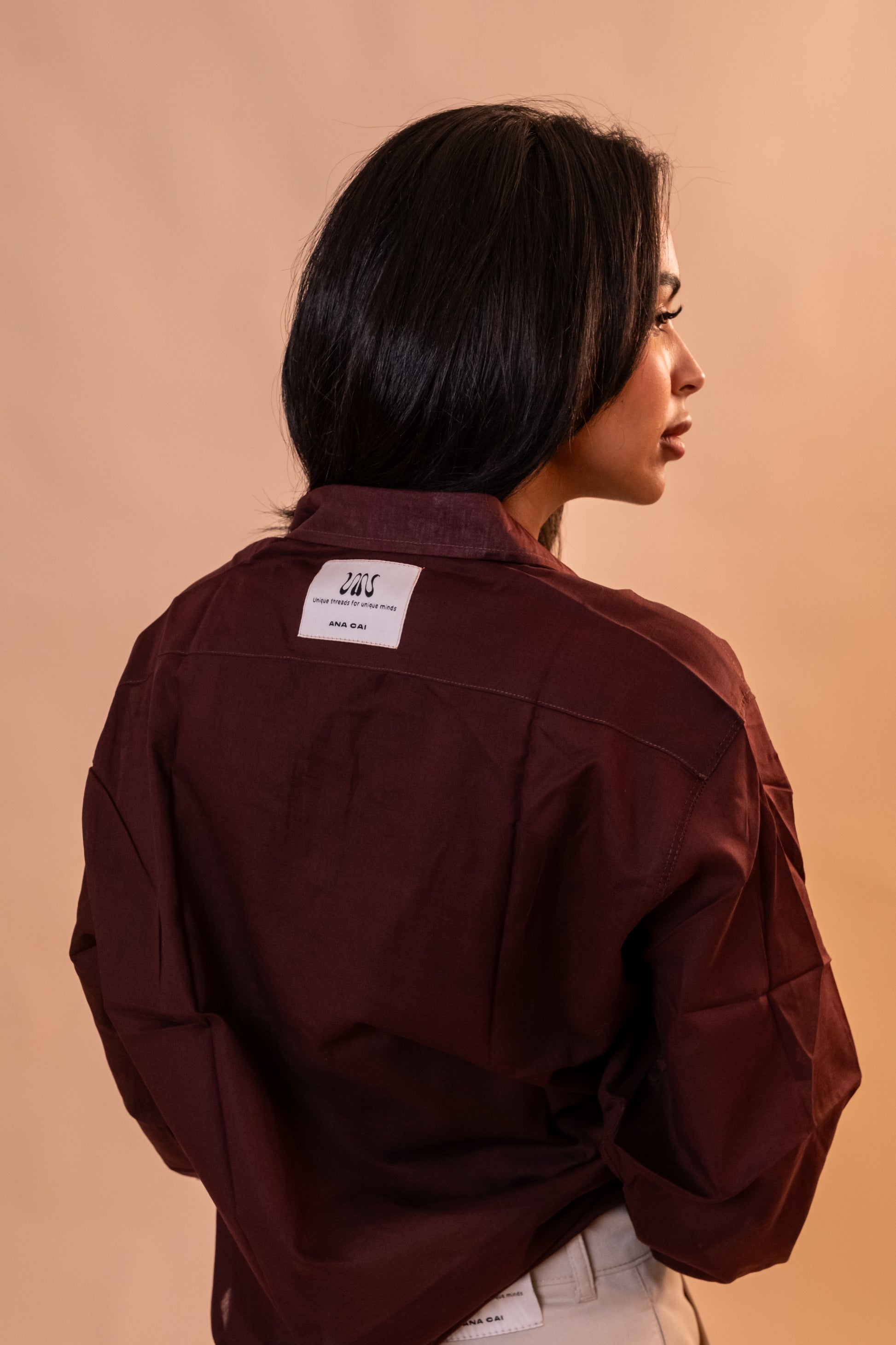 Boxy Shirt - Oxblood