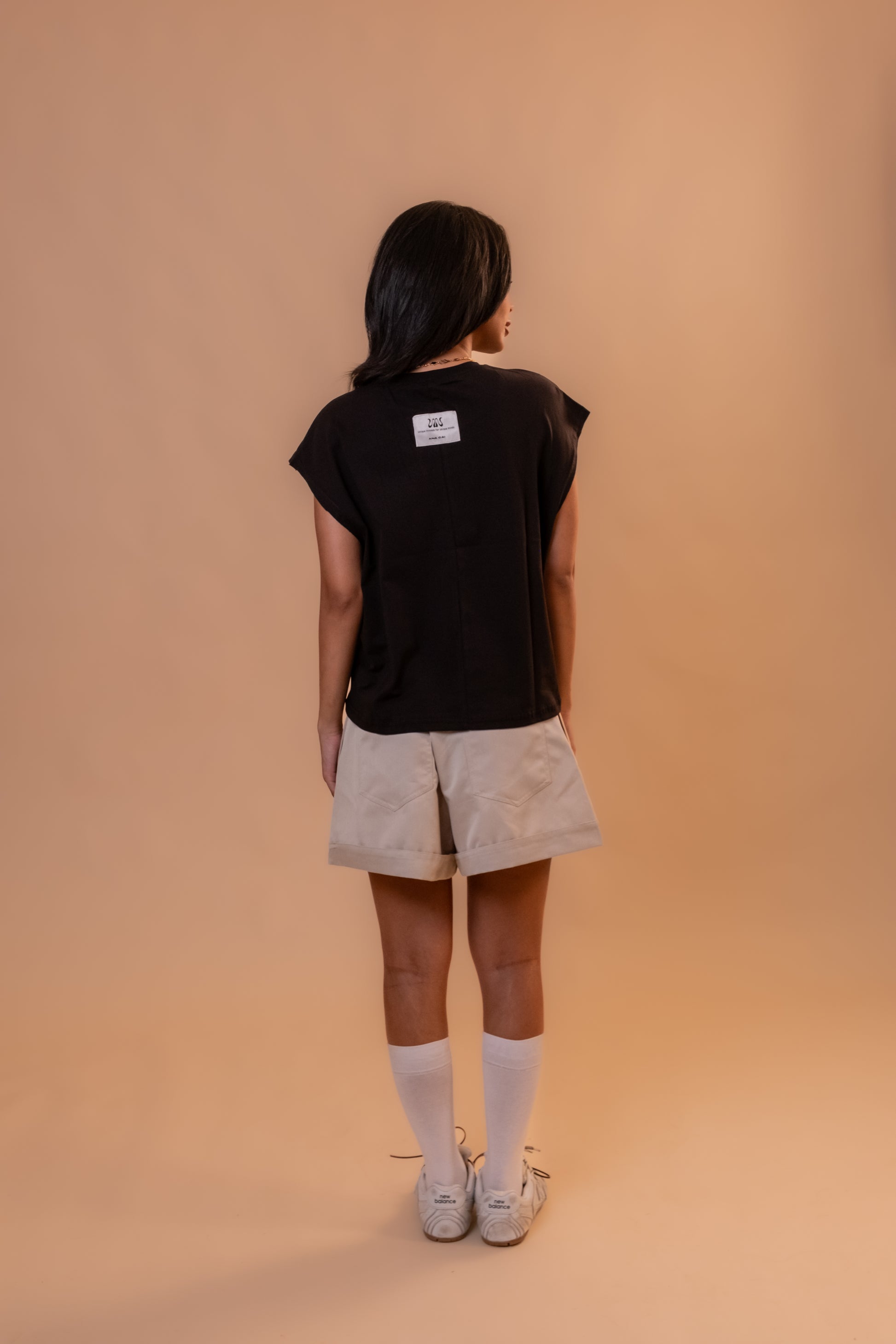 Boxy Tank Top - Black