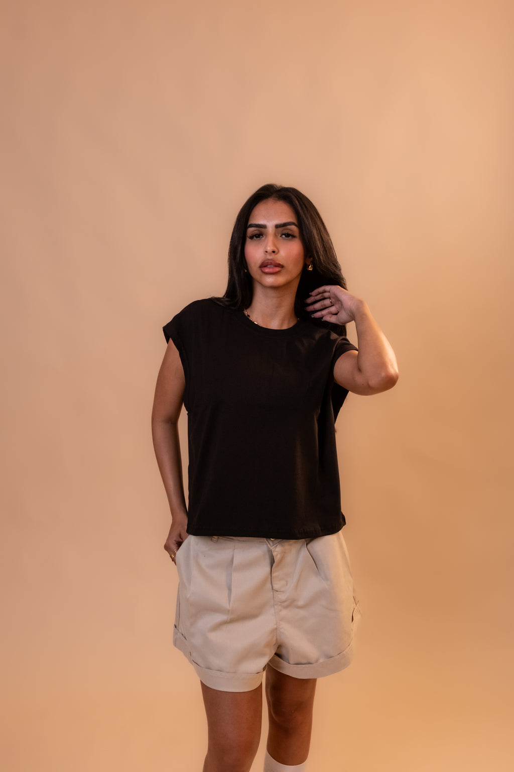 Boxy Tank Top - Black
