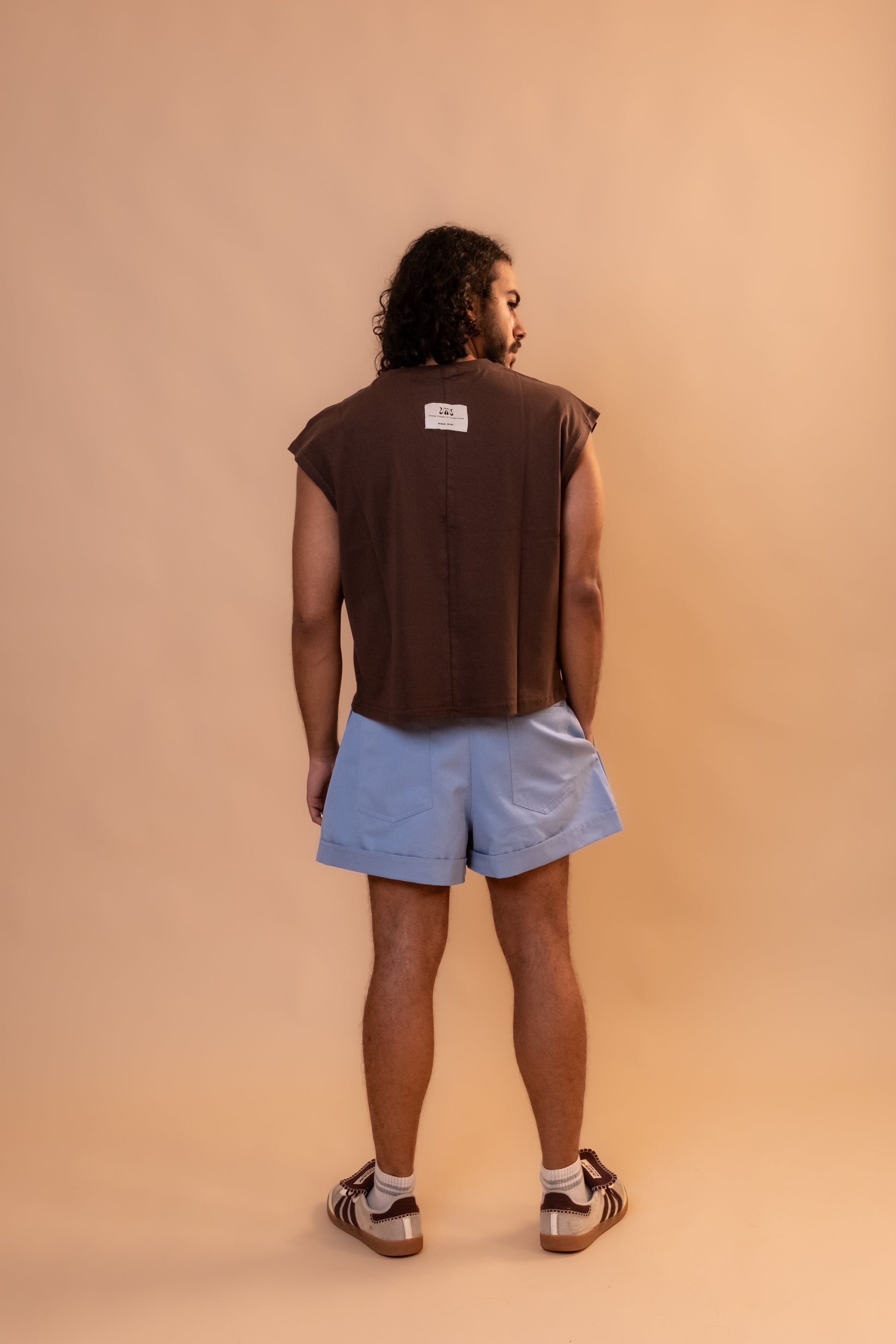 Boxy Tank Top - Brown