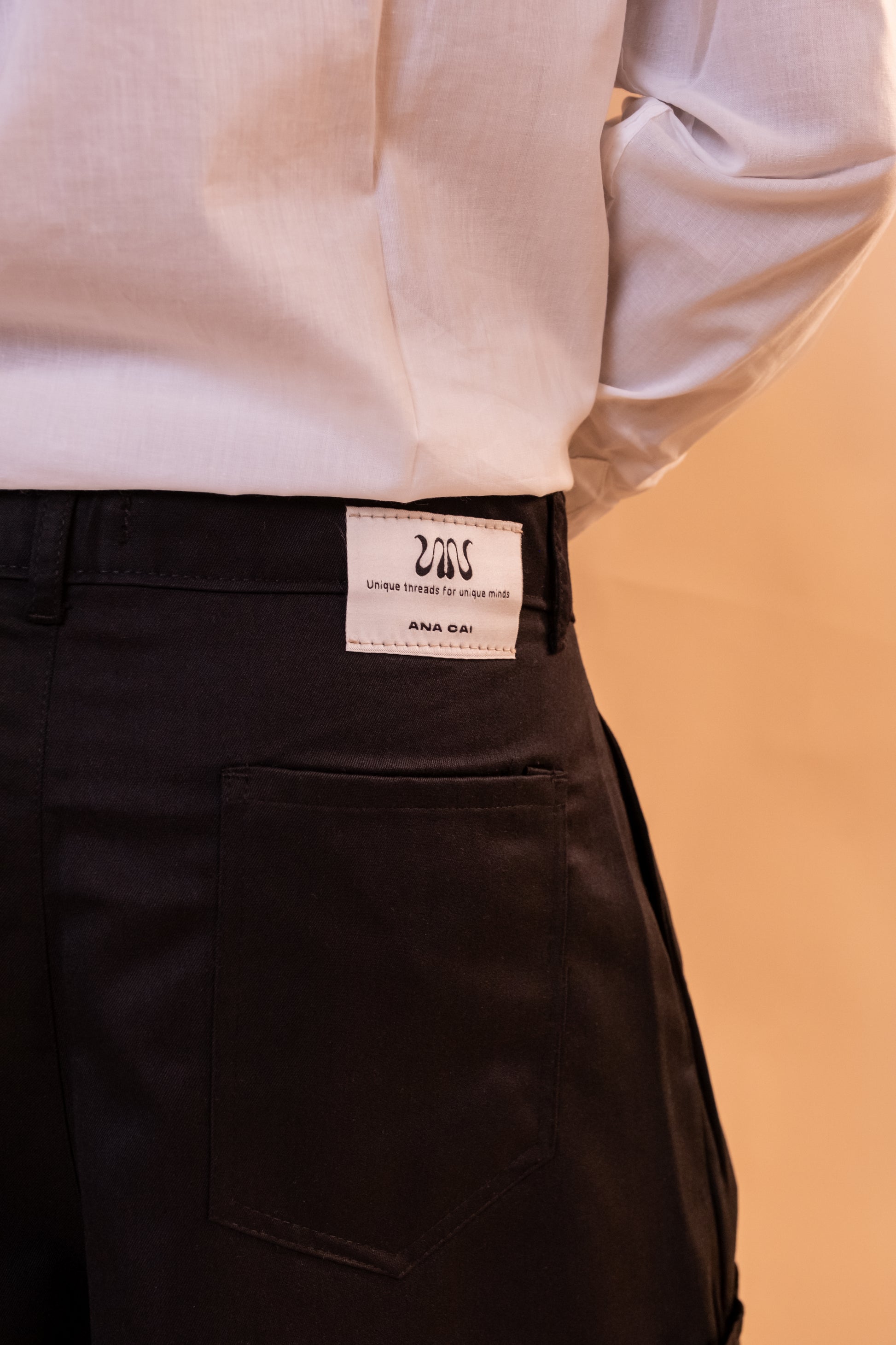 Boxer Pleated Shorts - Black