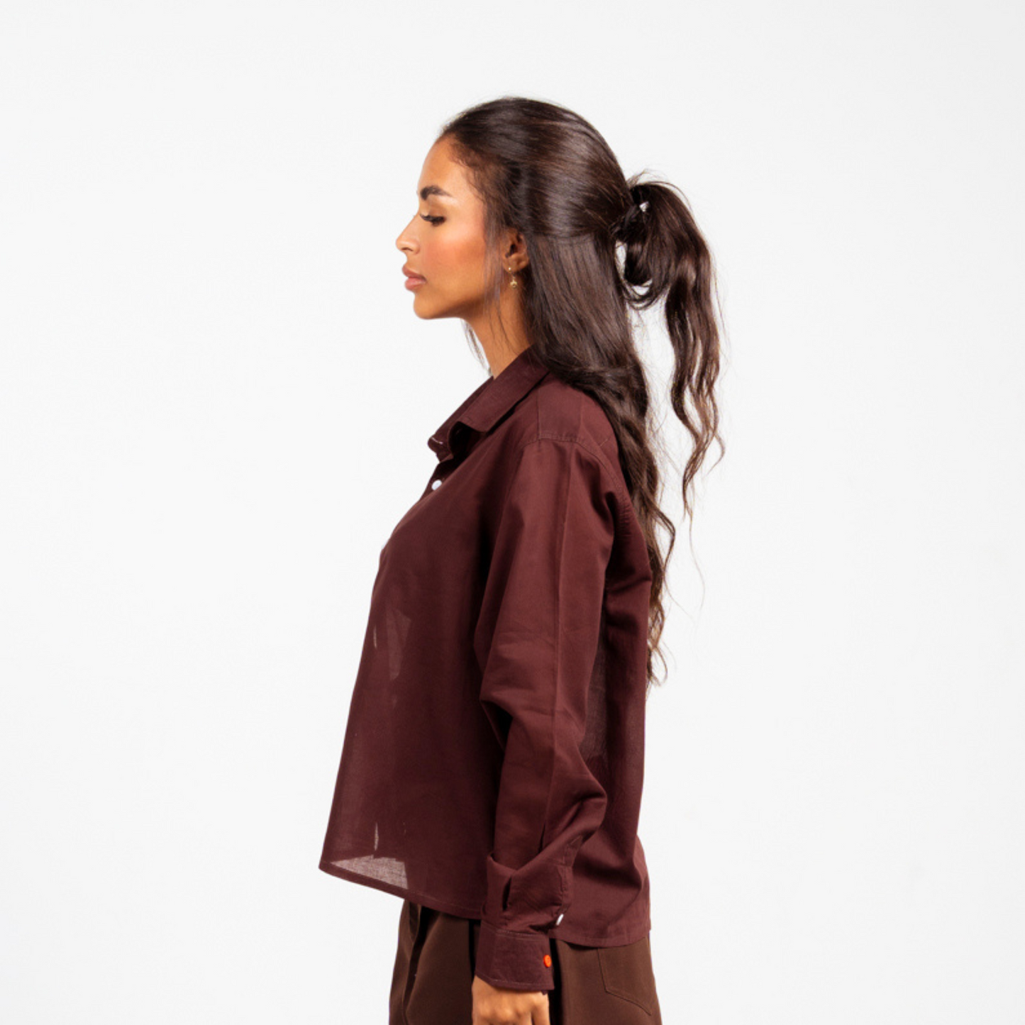 Boxy Shirt - Oxblood