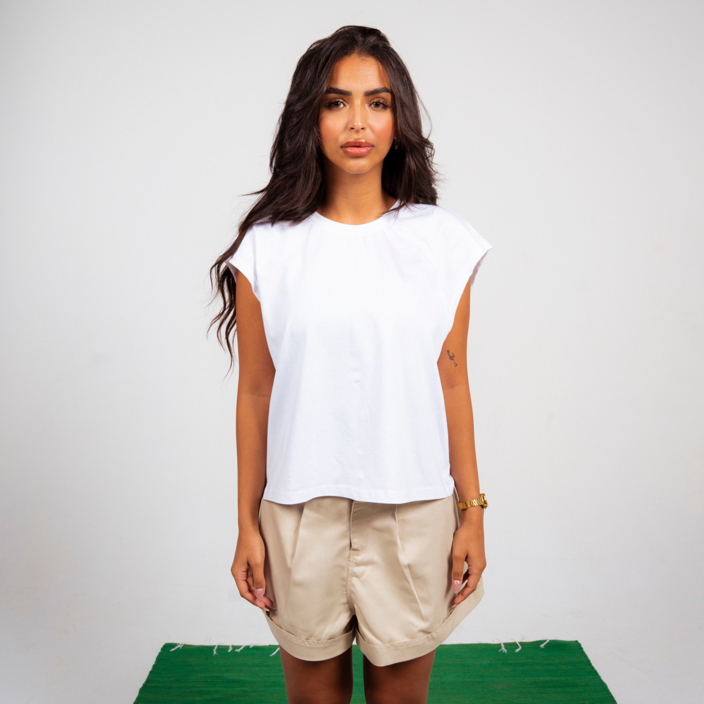 Boxy Tank Top - White