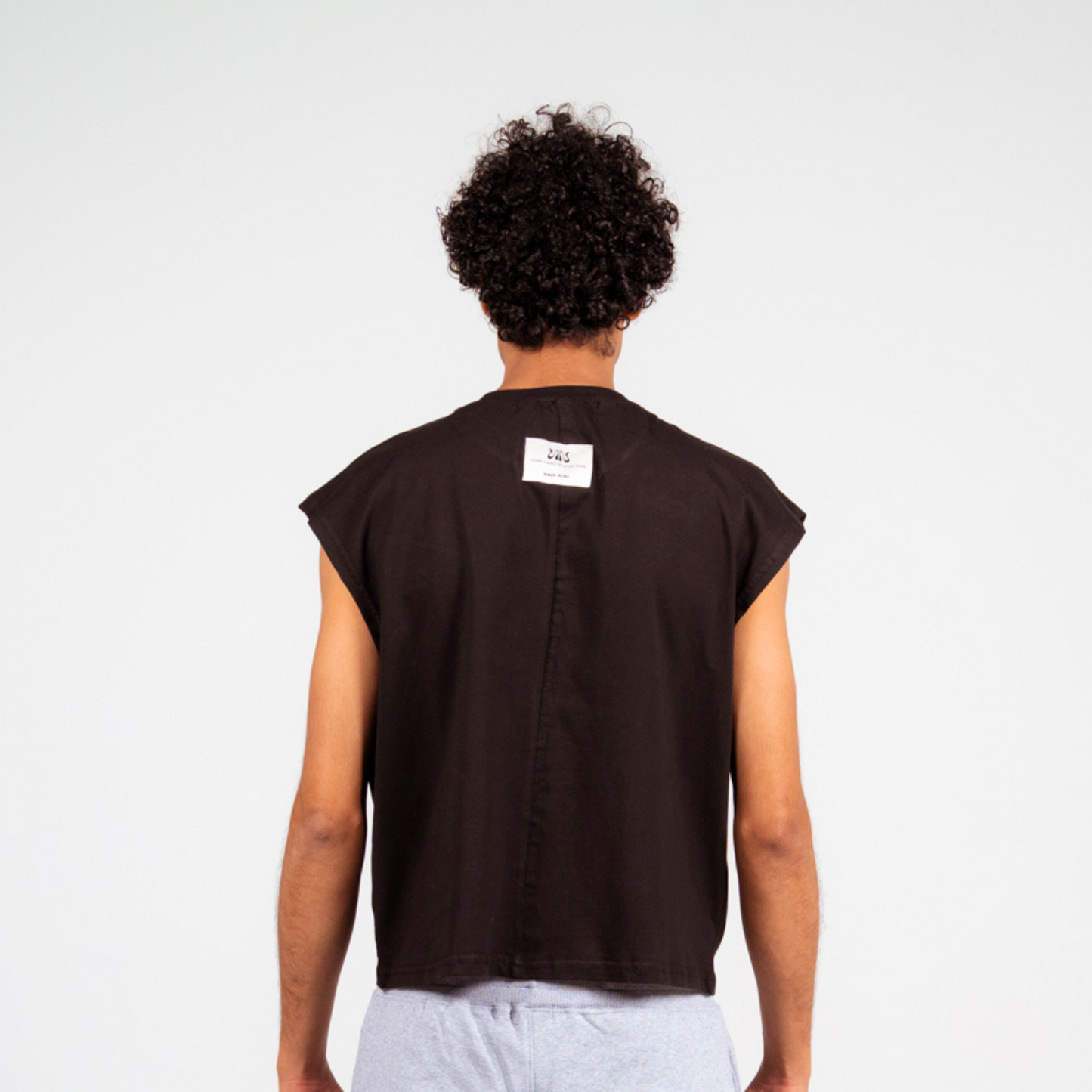 Boxy Tank Top - Black