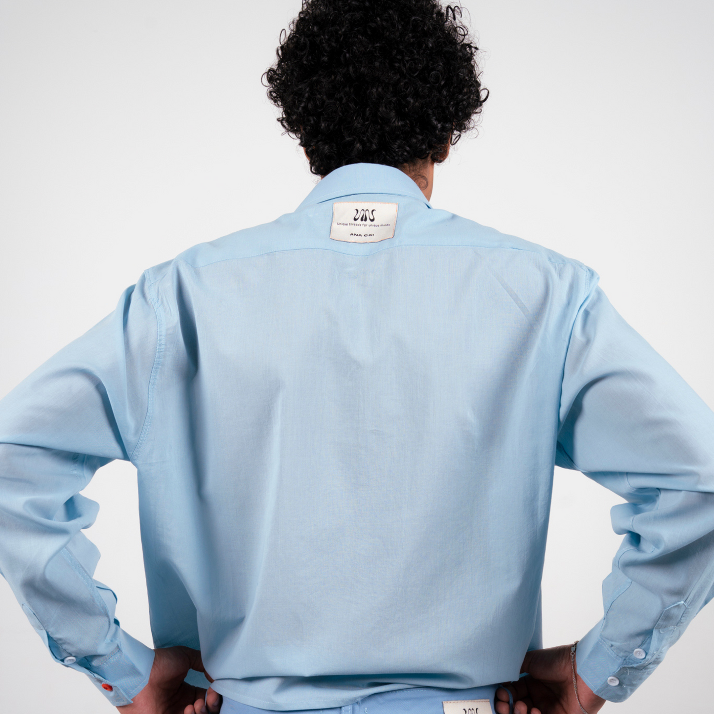 Boxy Shirt - Sky Blue