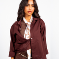 Boxy Shirt - Oxblood