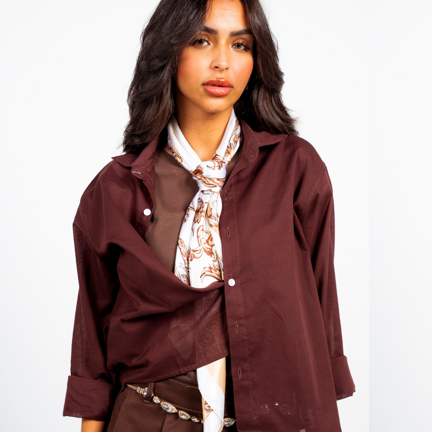 Boxy Shirt - Oxblood