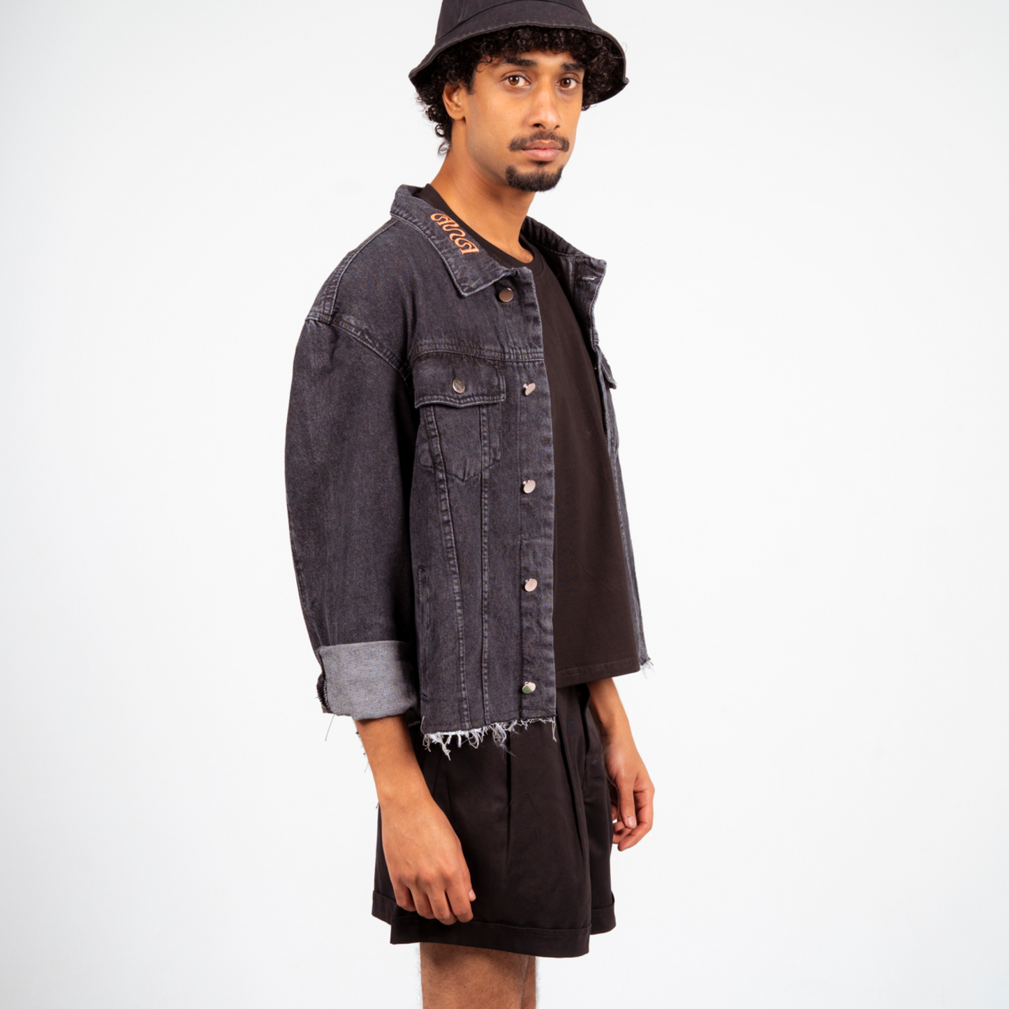 Boxer Pleated Shorts - Black