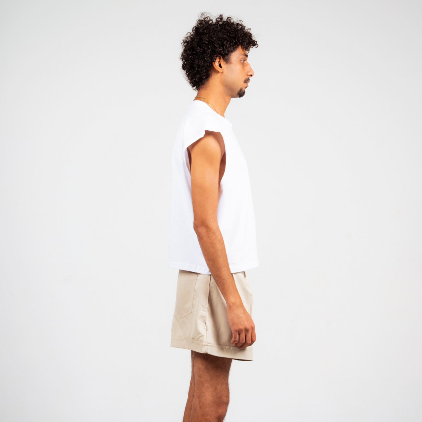 Boxy Tank Top - White