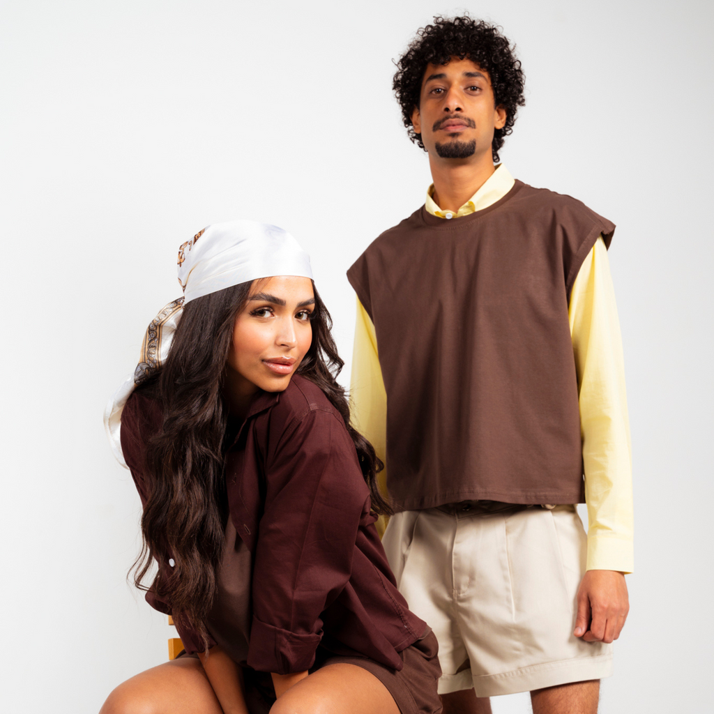 Boxer Pleated Shorts - Brown