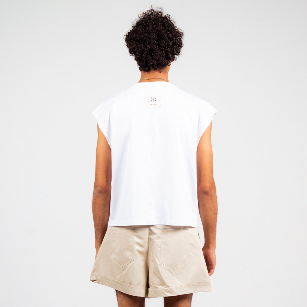 Boxy Tank Top - White