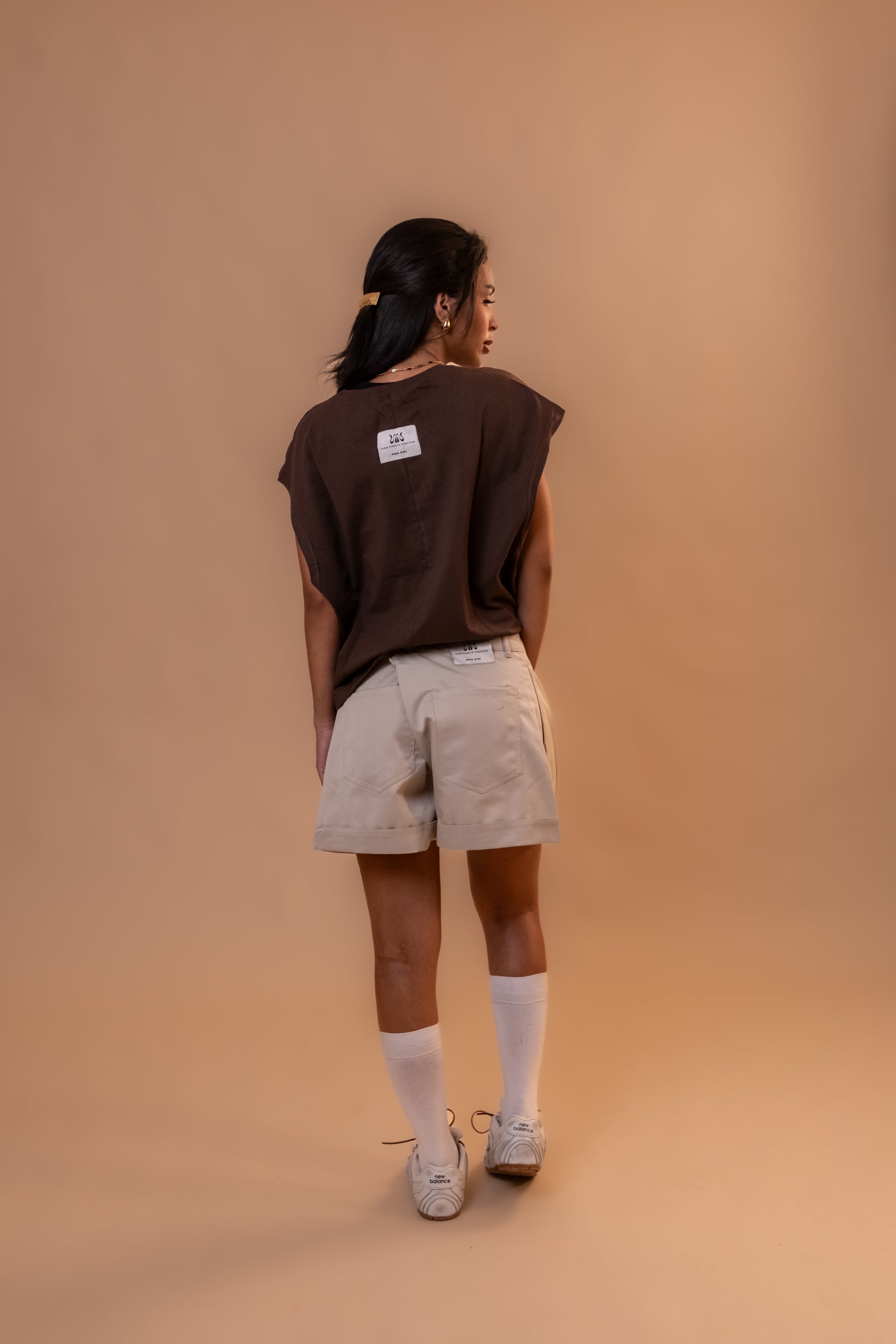 Boxy Tank Top - Brown
