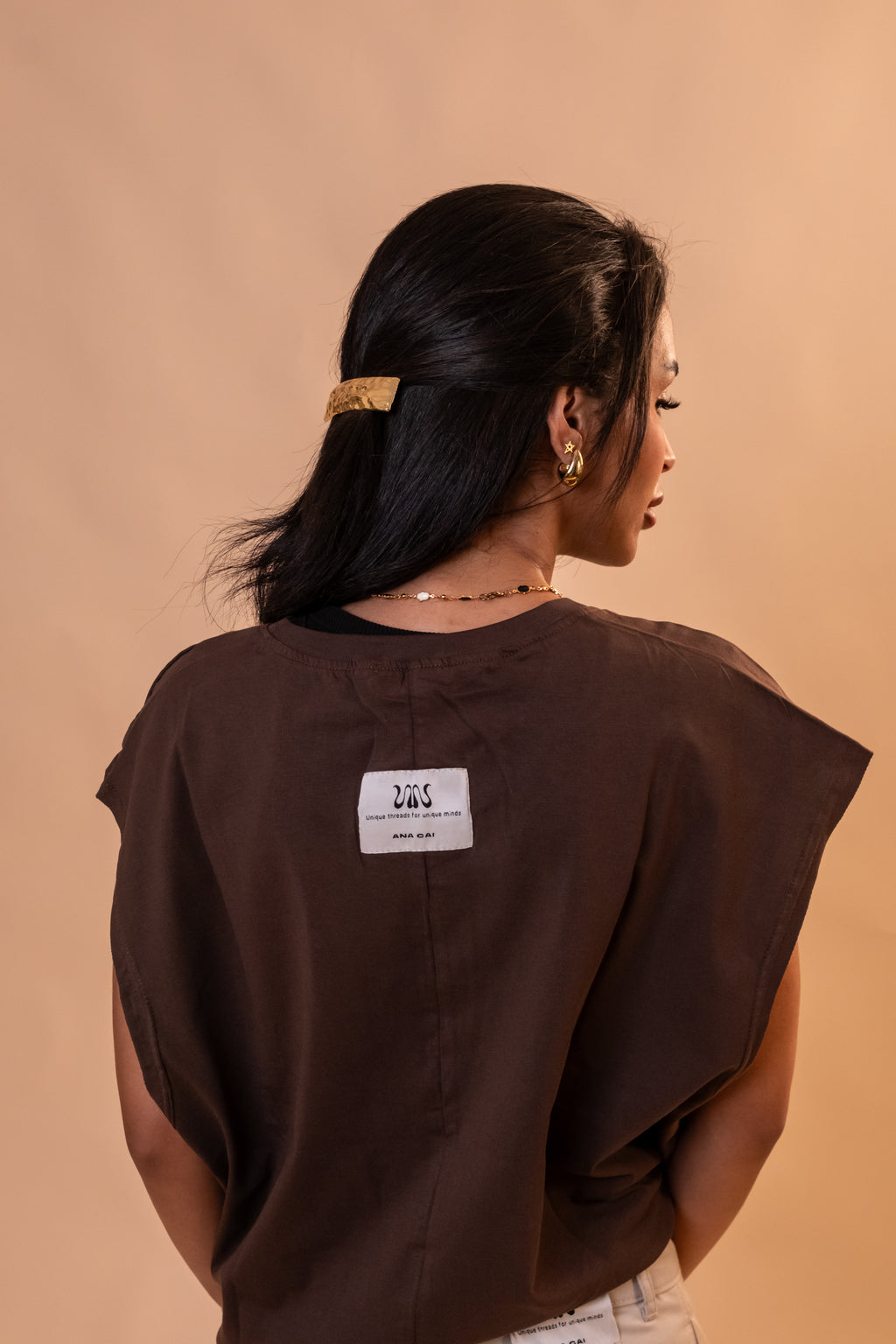 Boxy Tank Top - Brown