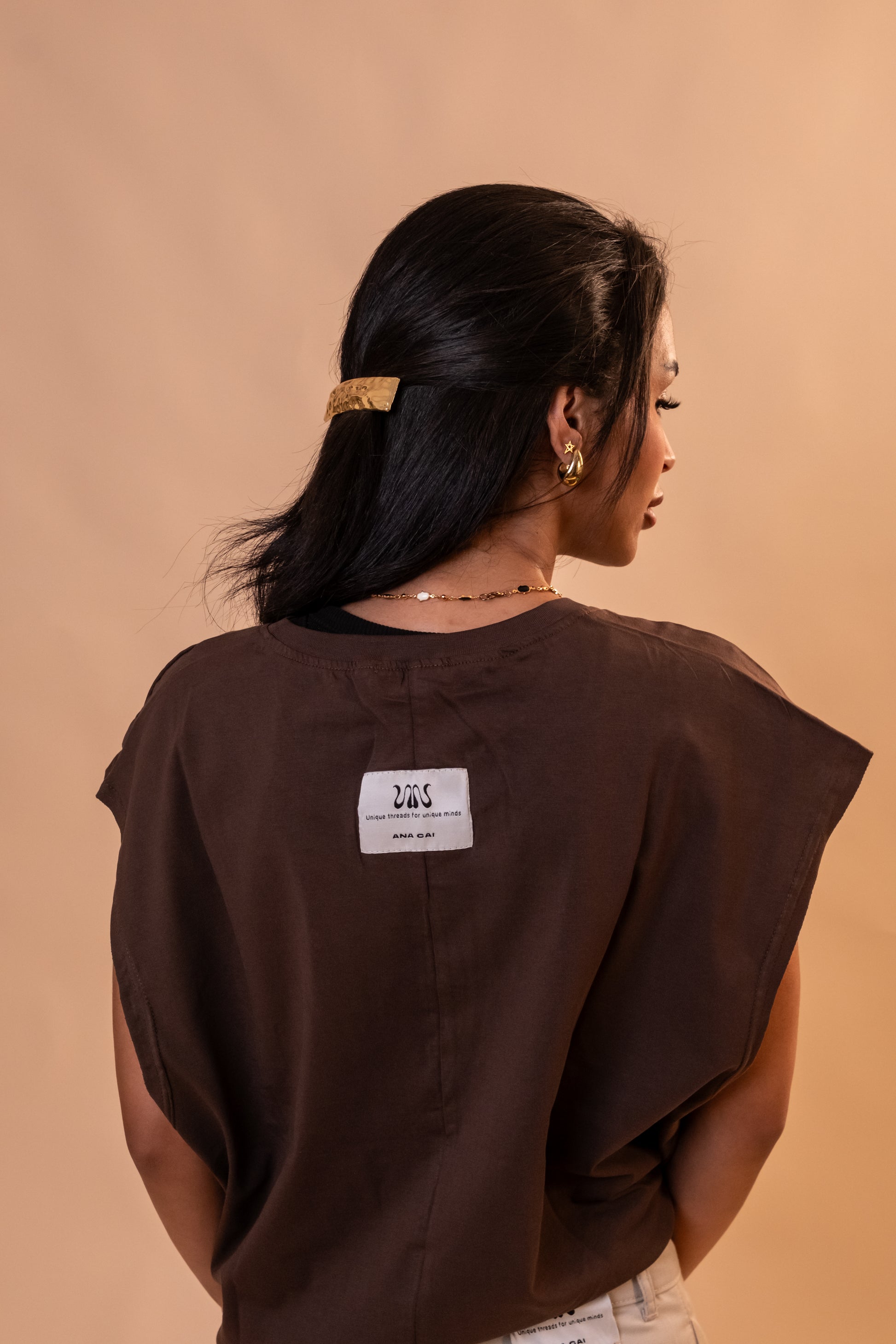 Boxy Tank Top - Brown